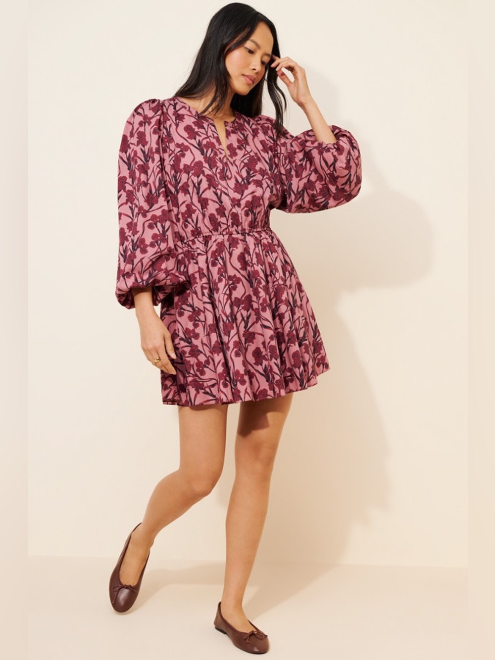 Hutch A-Line Mini Shirt Dress